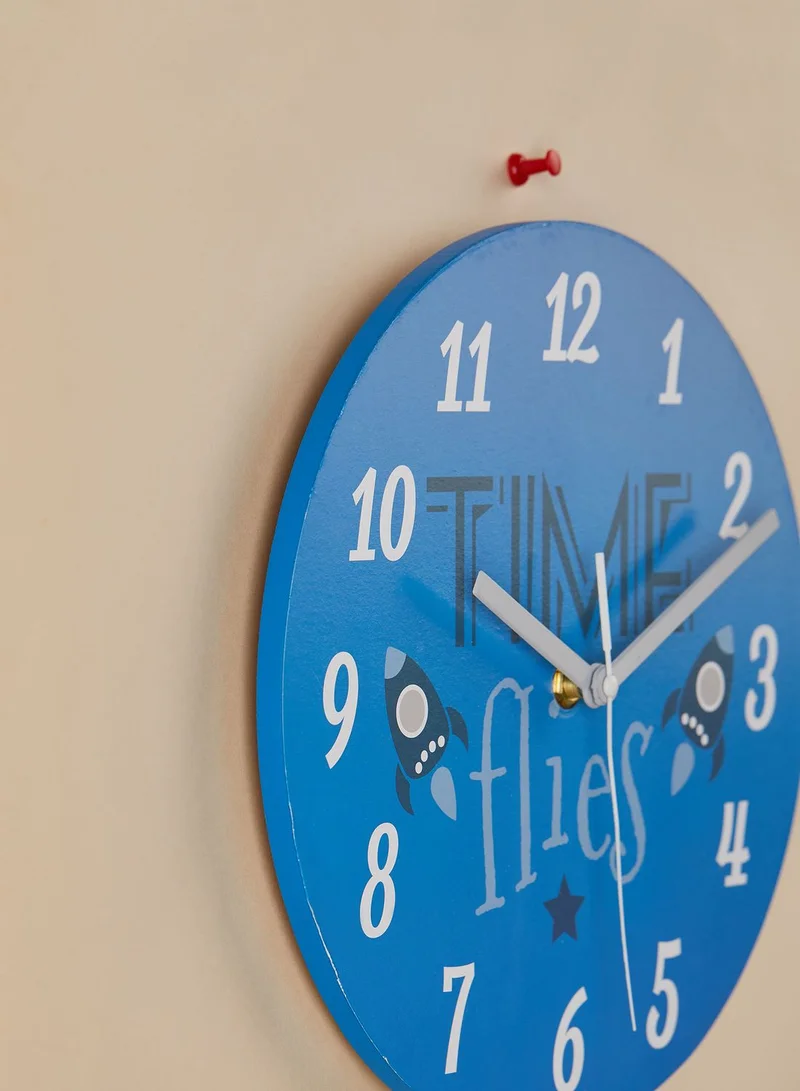 Premier Kids Time Flies Design Wall Clock