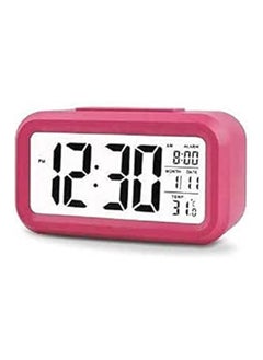 Generic Smart Backlight Battery Operated Alarm Table Clock With Automatic Sensor  Date And Temperature 