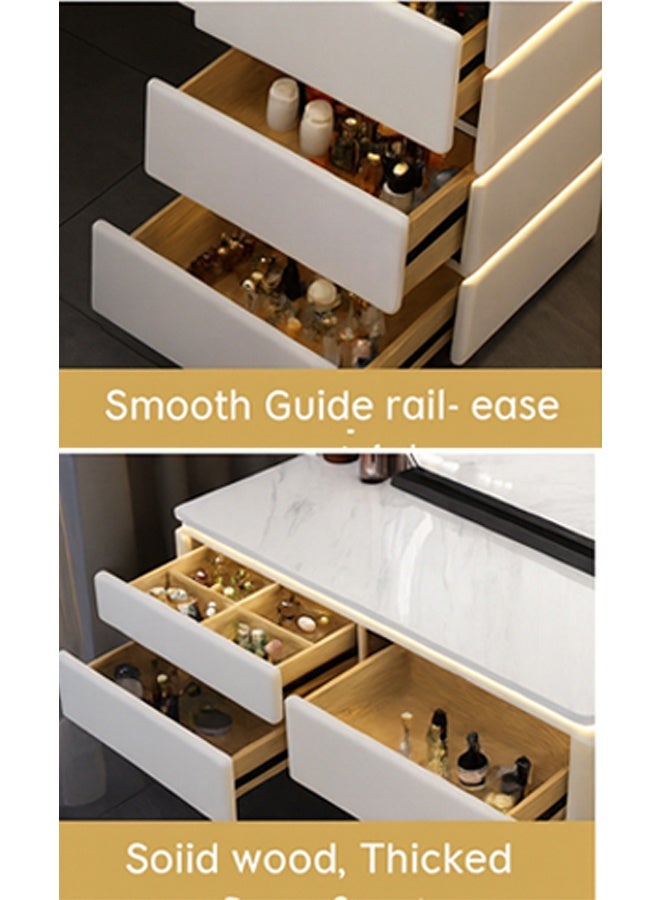 NKX Elegant and Efficient Smart Dressing Table for Contemporary Living Spaces with LED Mirror - Image 3