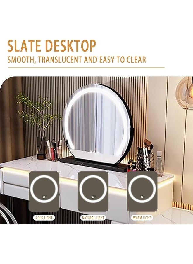 NKX Elegant and Efficient Smart Dressing Table for Contemporary Living Spaces with LED Mirror - Image 5