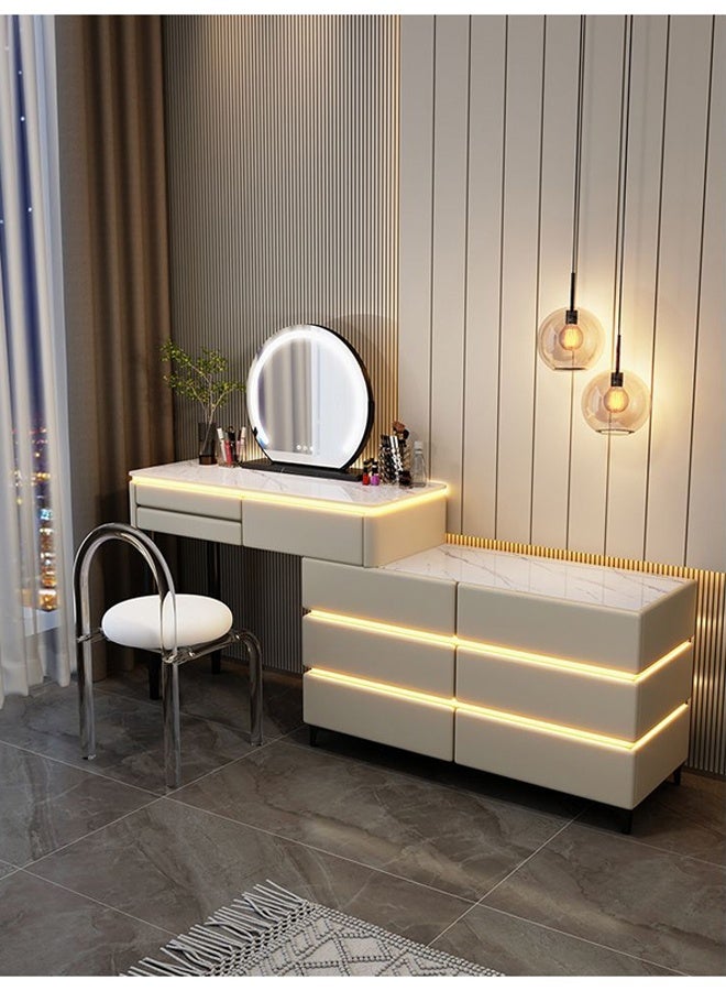 NKX Elegant and Efficient Smart Dressing Table for Contemporary Living Spaces with LED Mirror - Image 1