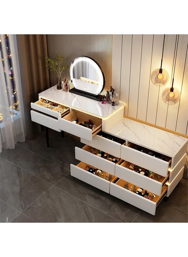 NKX Elegant and Efficient Smart Dressing Table for Contemporary Living Spaces with LED Mirror - Image 2