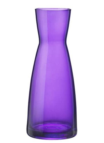 Bormioli Rocco Bormioli Rocco Glass Vase 20.6 Cms 1 Pc, Ypsilon Caraffa Purple Colour Vase  - Image 1