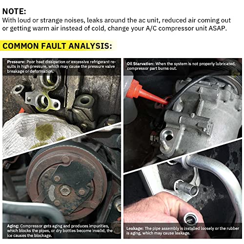 Hypertune Air A/C Conditioning Compressor For 2006-2011 Honda Civic 1.8L A/C System Civic 8th Generation with Clutch TRSE07 - Image 5