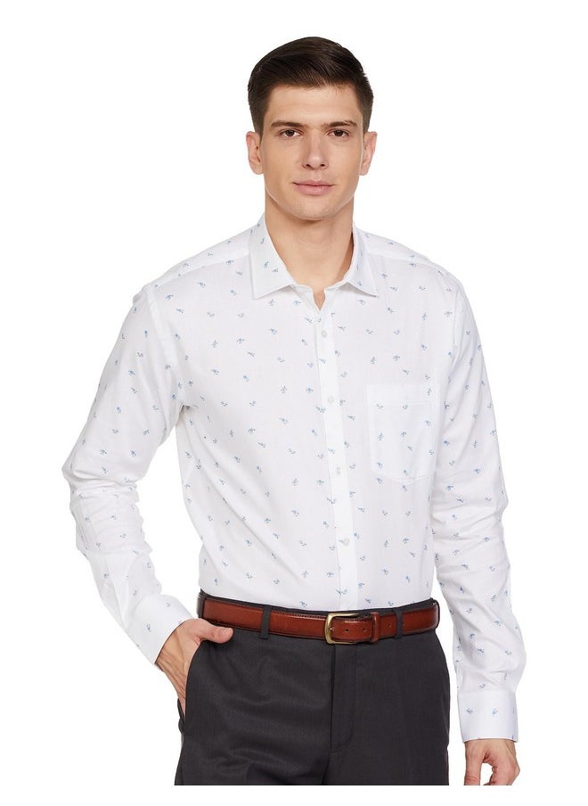 بارك أفينيو - قميص بارك أفينيو رجالي بقصّة Slim Fit (PMSX17146-W1_White) - Image 1