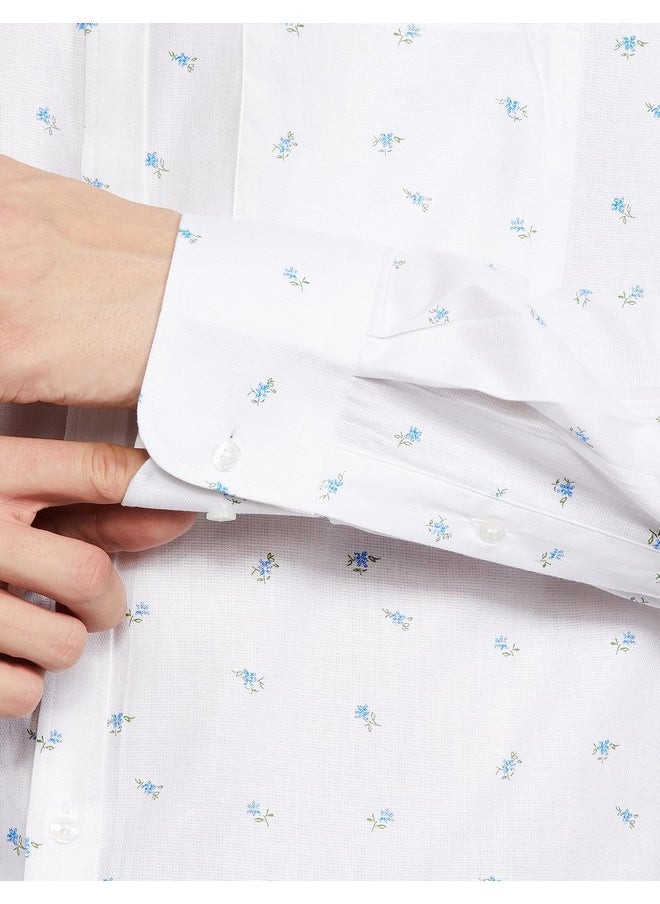 بارك أفينيو - قميص بارك أفينيو رجالي بقصّة Slim Fit (PMSX17146-W1_White) - Image 1