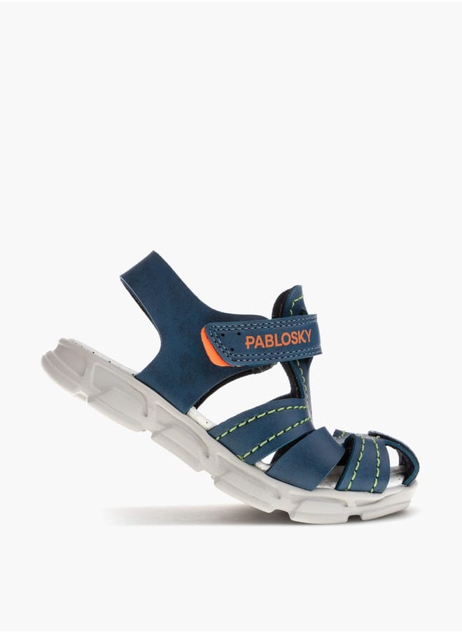 Pablosky Boys Strap Sandals With Hook And Loop Closure  - Image 5