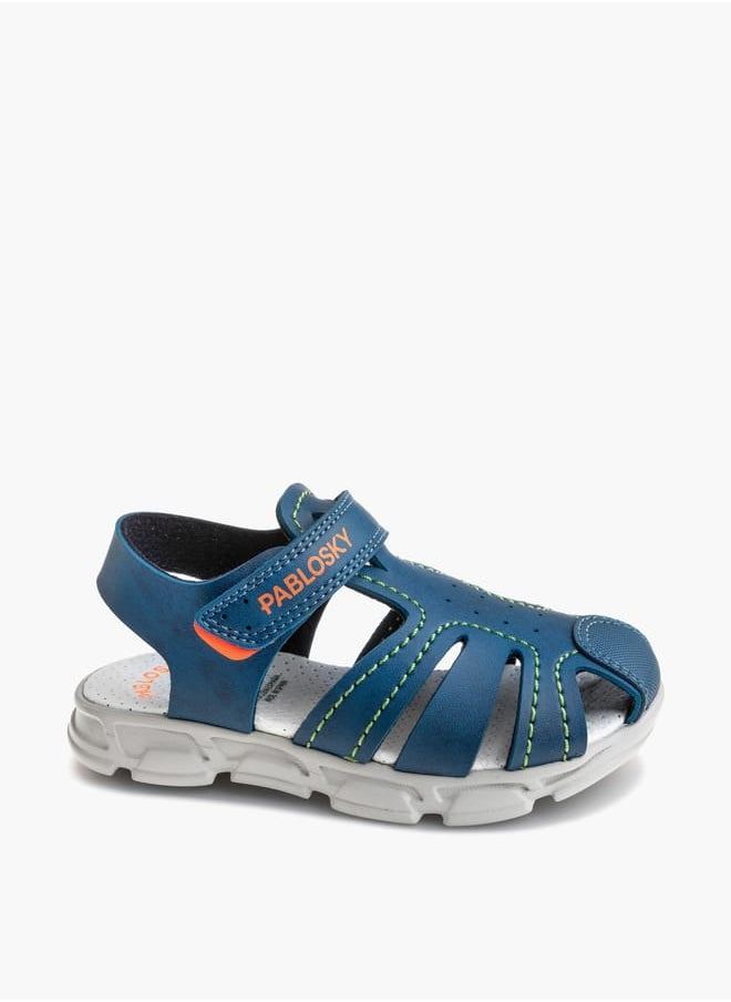 Pablosky Boys Strap Sandals With Hook And Loop Closure  - Image 2