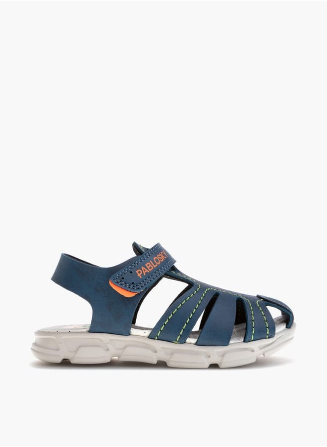 Pablosky Boys Strap Sandals With Hook And Loop Closure  - Image 1
