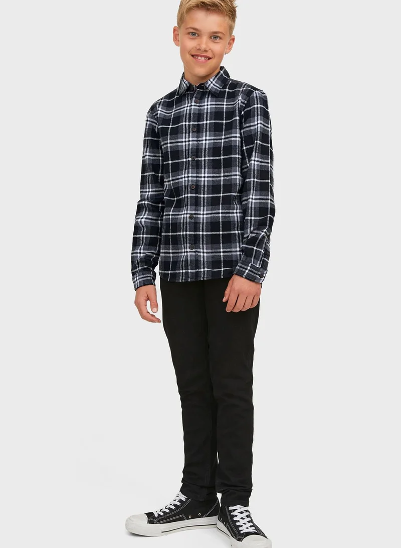 Jack & Jones Junior Youth Checked Shirt