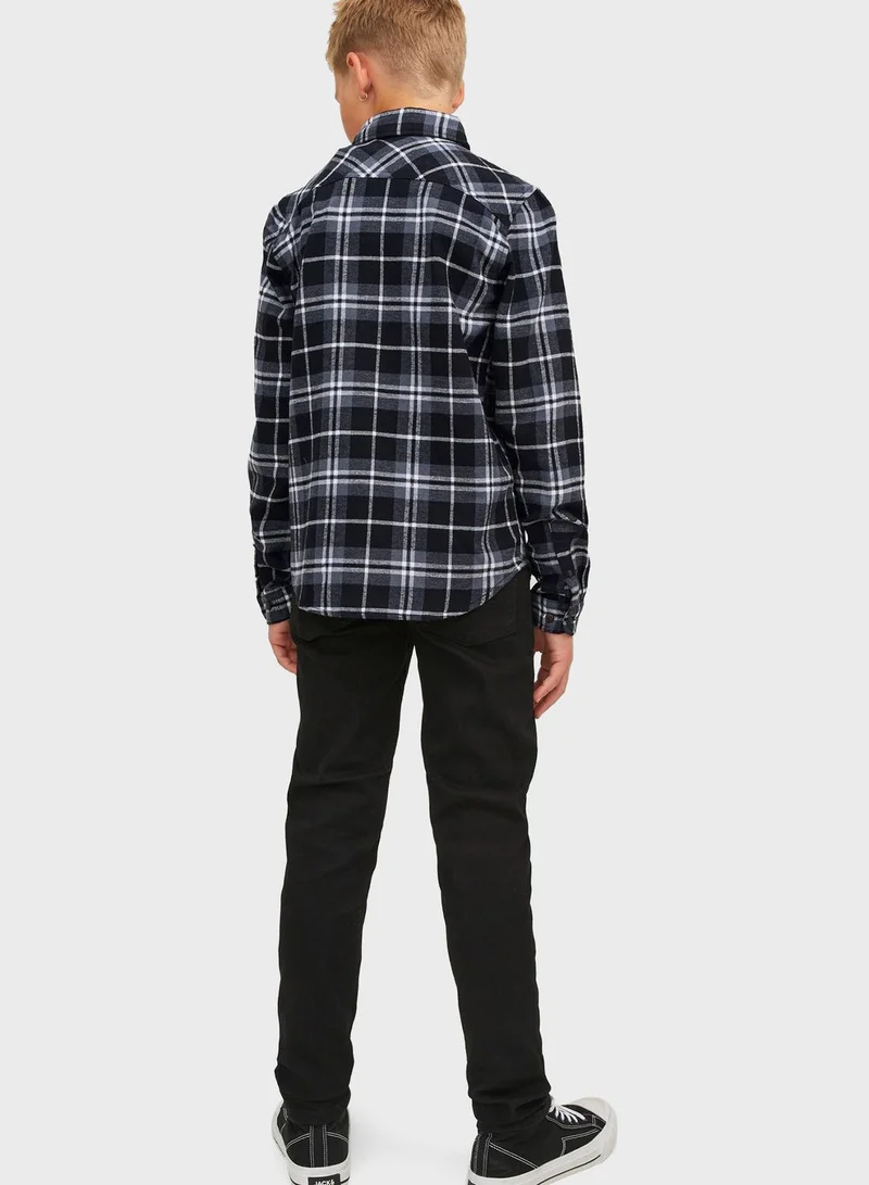 Jack & Jones Junior Youth Checked Shirt