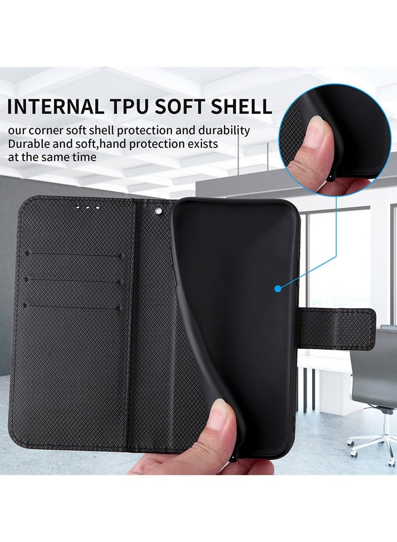 عام حافظة جلدية متوافقة مع Xiaomi 14 Ultra، جلد PU قابل للطي متوافقة مع حافظة Xiaomi 14 Ultra 5G. - Image 4