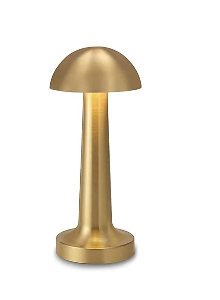 Cordless Industrial LED Table Lamp  Rechargeable Battery Operated Metal Touch Sensor Brightness Portable Night Light for Dining Restaurant Nightstand - Image 1