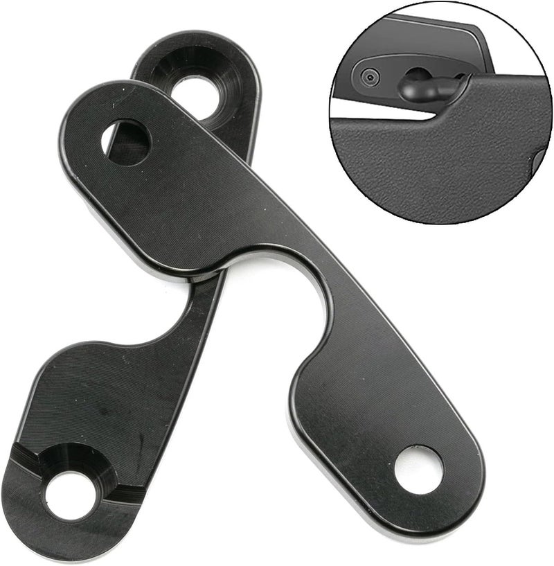 Wivplex Metal Sun Visor Clips Repair Kit for Jeep Wrangler - Image 2