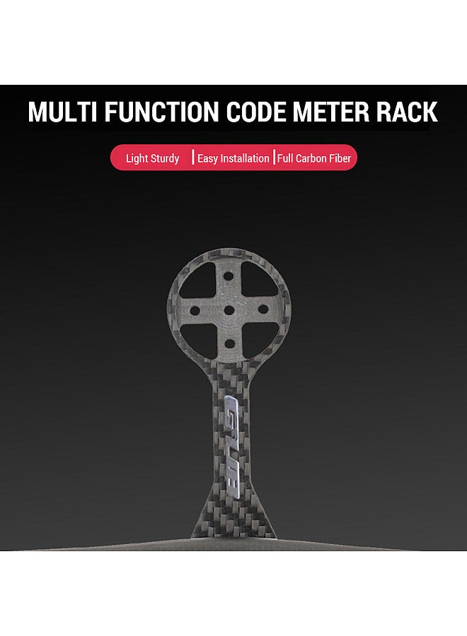 GUB Cycle Computer Mount Carbon Fiber Bicycle Mounting Bracket Multifunctional Bike Front Handlebar Holder for Guages Flashlight Sports Camera  - Image 4