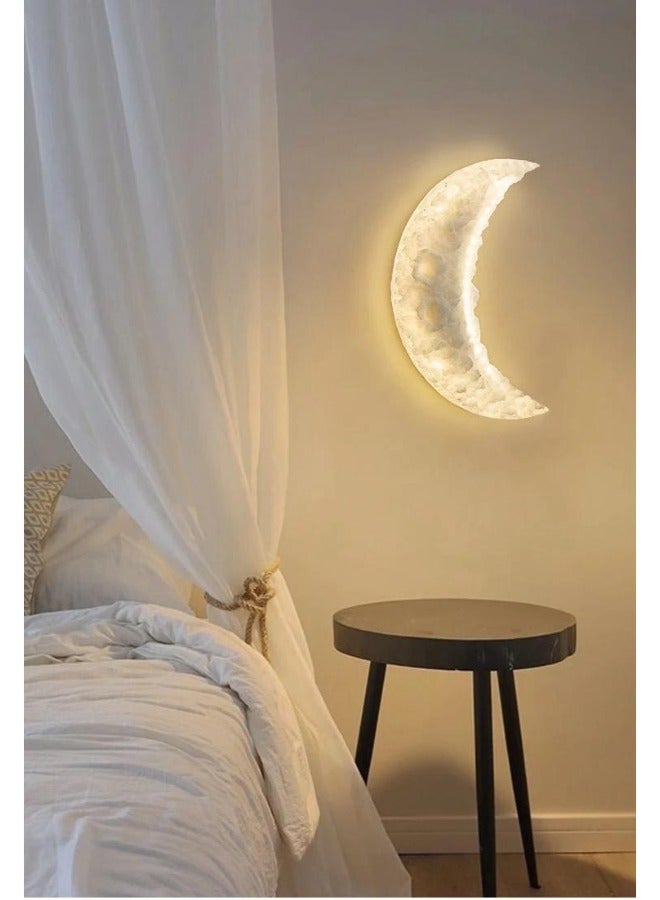 ACLIX Moon lamp wall decoration,Ornament Moon Lamp LED Night Light White - Image 3