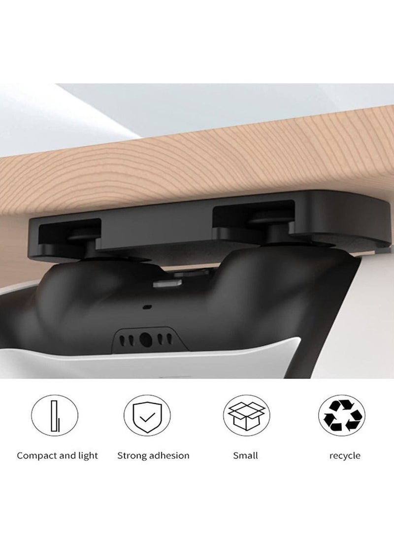 PS5 PS4 Controller Holder,Controller Table Stand for PS5 PS4 Controller Under Desk,Mount for DualSense DualShock 4 Controller Holder Table Organize and Desk Management