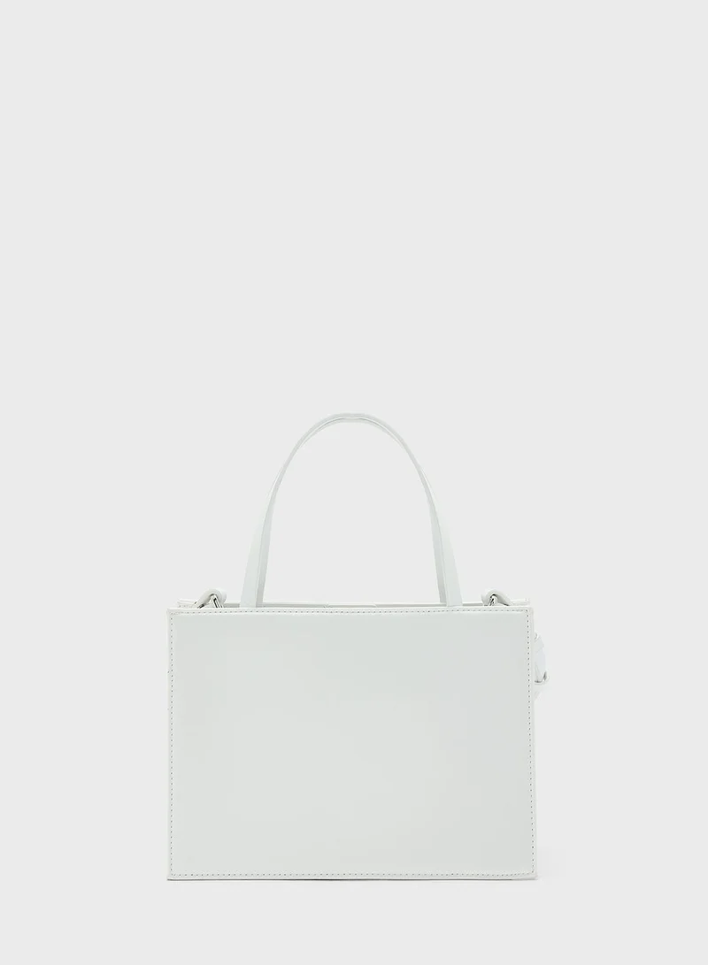 CALVIN KLEIN Square Small Satchel