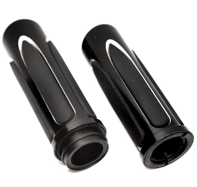 Shallow Cut Hand Grips for Harley Touring Street Glide Road King FLHT FLHX FLHR 20082023 Models