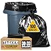 tasker 3033 Gallon Trash Bags Heavy Duty 100 Bags wTies Value Pack Large Black Trash Bags 30 Gallon 32 Gallon - Image 1