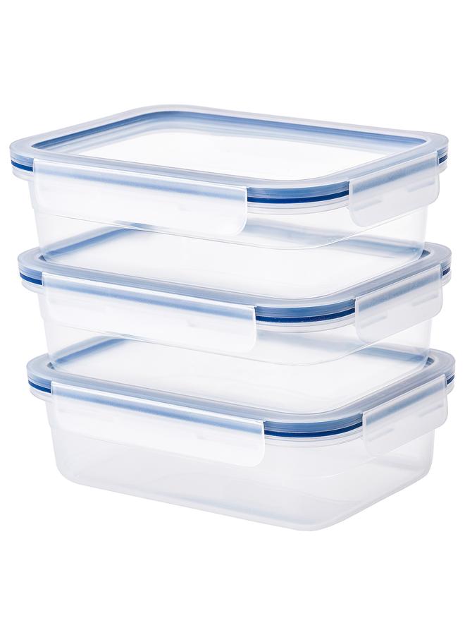 Zaboon Food container with lid, rectangular/plastic, 1.0 l - Image 1