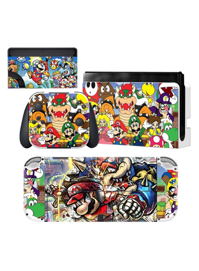 Applicable To Nintendo Switch Oled Stickers NS Stickers Switch Pain Stickers Scratch-resistant Protective Film-Color:0090 - Image 3