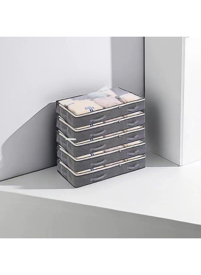 Panda Hot sale bed bottom storage bag storage dustproof moisture-proof foldable household clothes quilt flat under the bed - Image 5