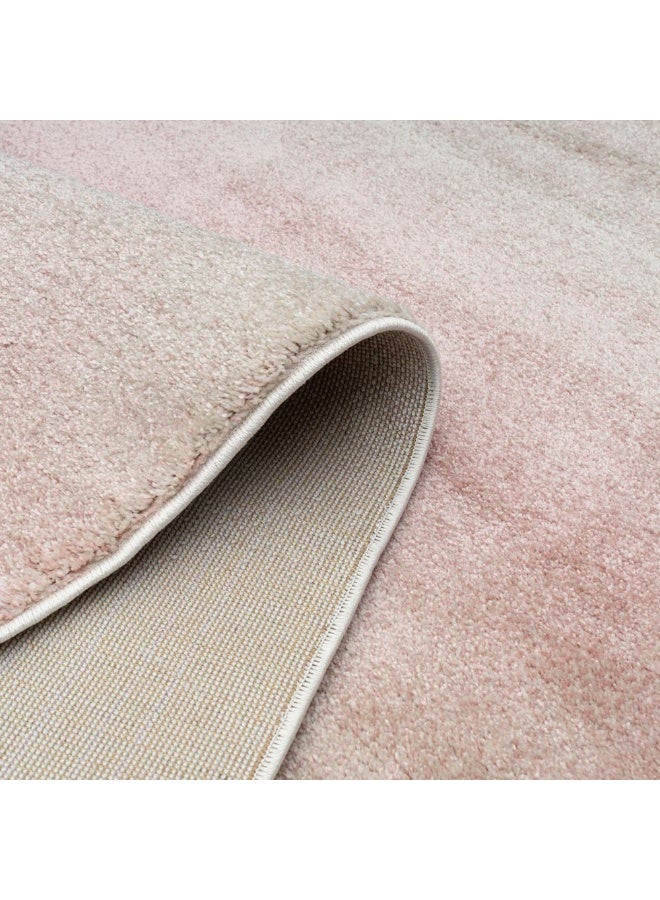 DANUBE HOME Sahara Modern Abstracts Rug | Washable Modern Rugs Style | Polypropylene + Polyester Area Rug Floor Covering | Indoor Carpet For Living Room Dining Bedroom 240X340cm-Pink - Image 5