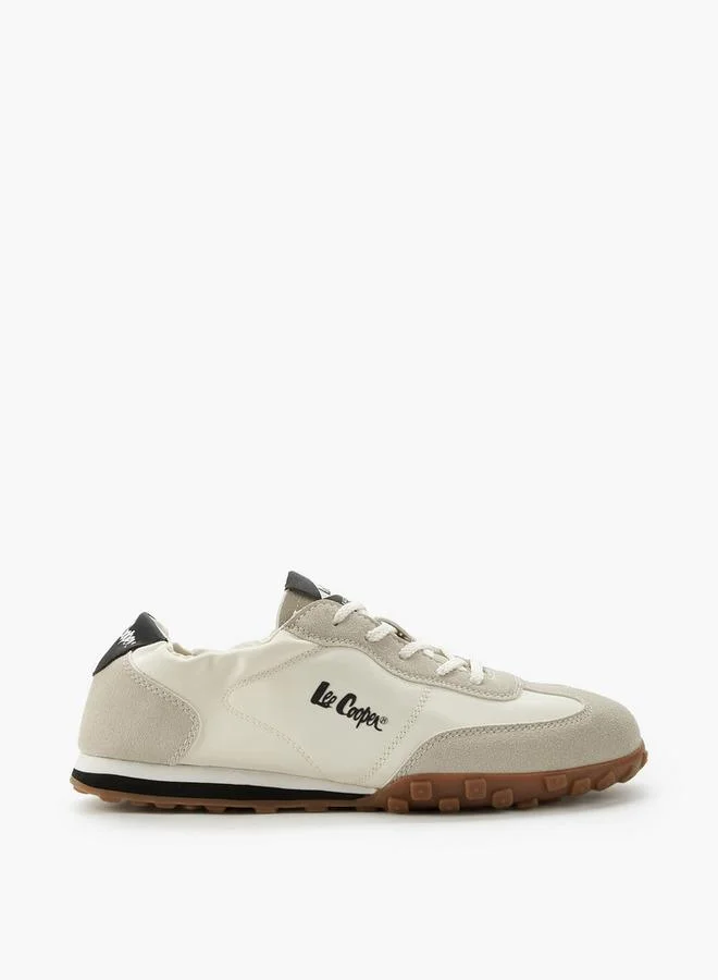 Lee Cooper BEIGE Women Lace-Up Ankle Sneakers for Women | Best Price UAE