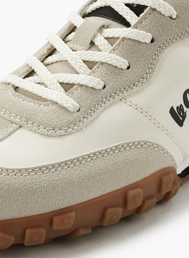 Lee Cooper BEIGE Women Lace-Up Ankle Sneakers for Women | Best Price UAE