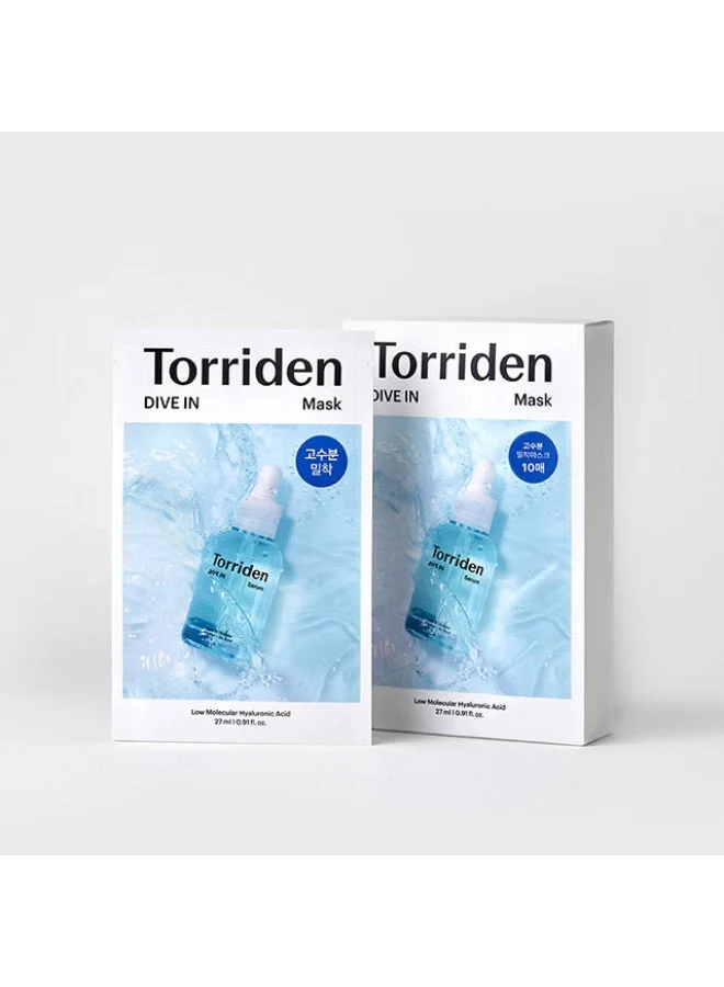 Torriden DIVE IN Mask Pack 10pcs