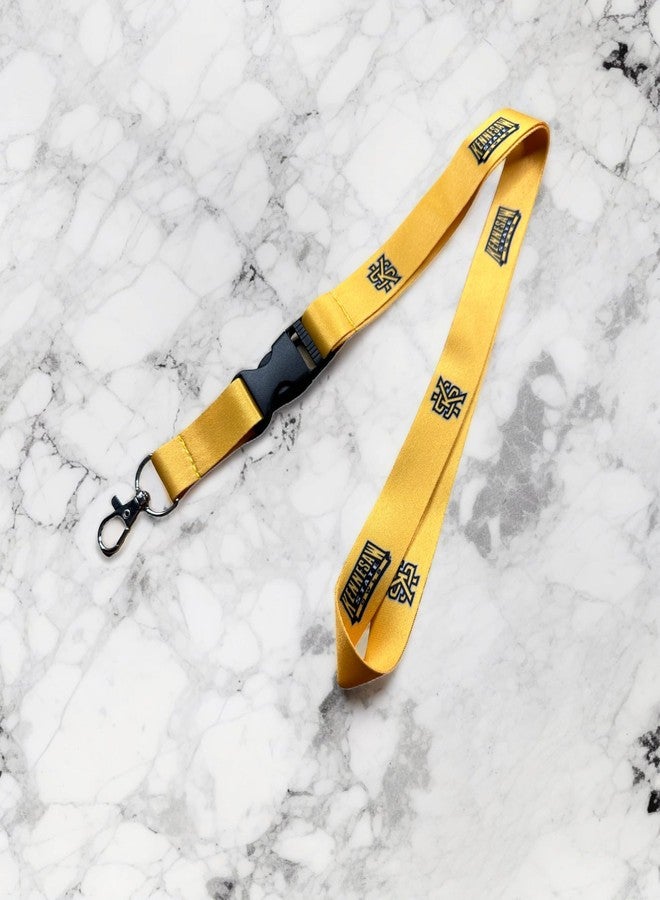 Desert Cactus Kennesaw State University Lanyard Owls KSU Car Keys ID Badge Holder Keychain Detachable Breakaway Snap Buckle (Yellow) - Image 5