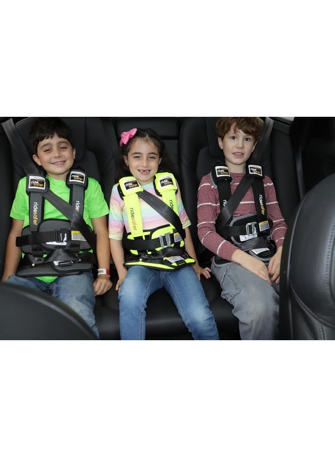رايد سيفر Safe Traffic System Ride Safer Travel Vest Gen 5, Large, Yellow - Image 4