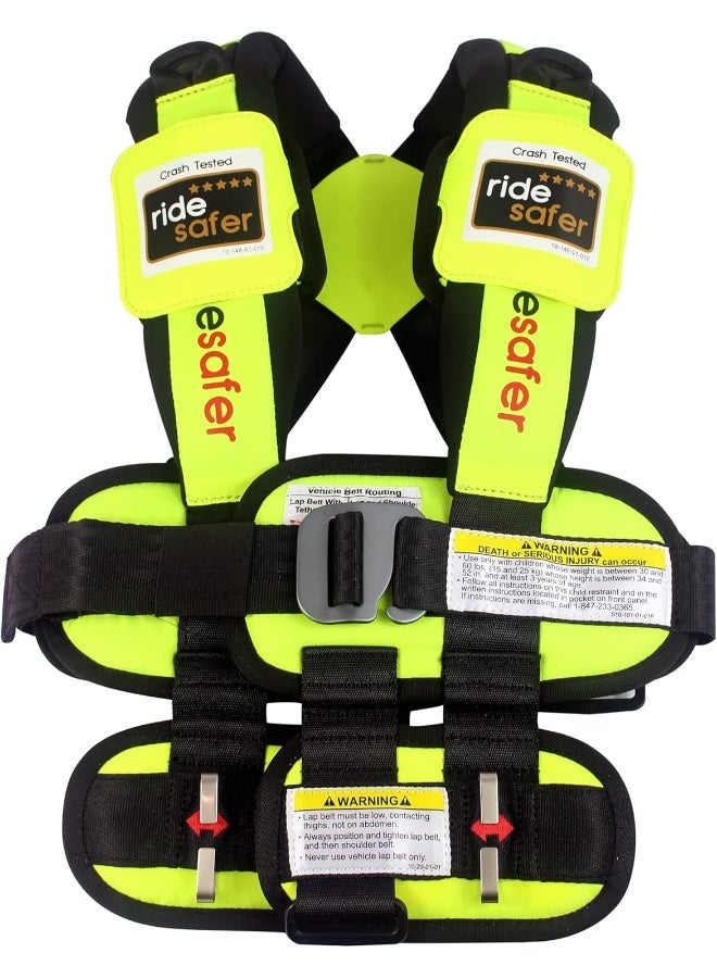 رايد سيفر Safe Traffic System Ride Safer Travel Vest Gen 5, Large, Yellow - Image 1