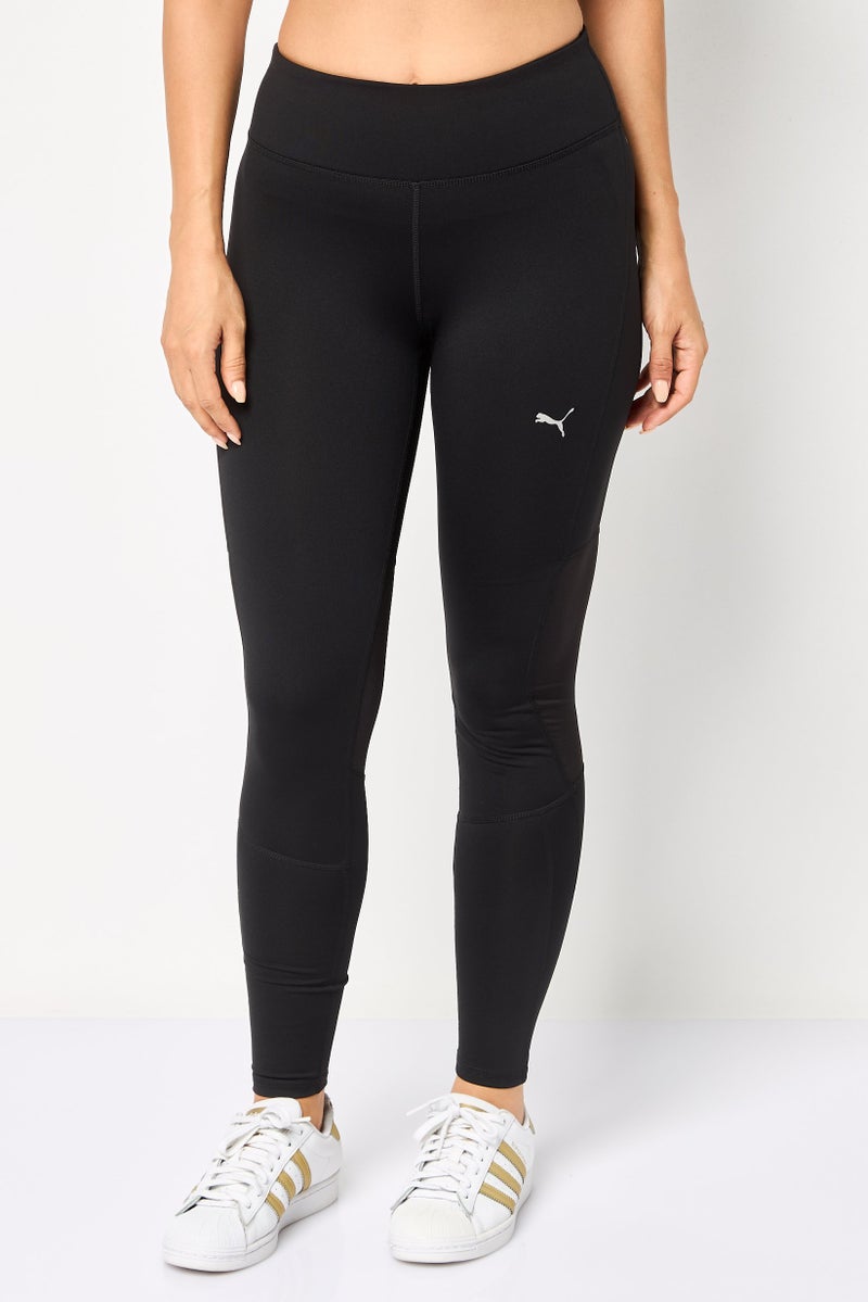 PUMA Women Sportswear Fit Brand Logo Training Leggings, Black - Image 1