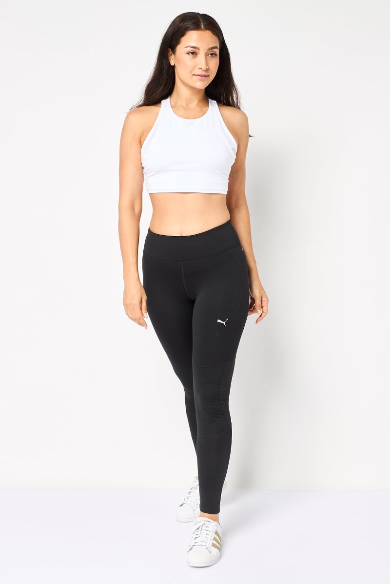PUMA Women Sportswear Fit Brand Logo Training Leggings, Black - Image 4