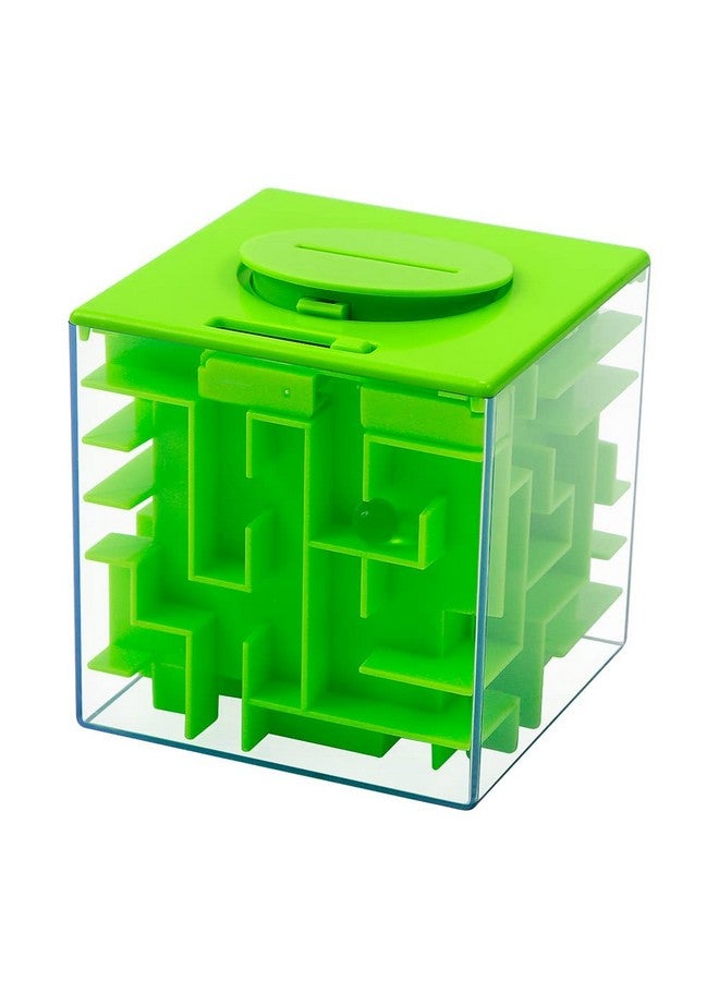 ThinkMax Money Maze Puzzle Box For Kids And Adults, Perfect Money Holder Maze Puzzle Gift Box (Green) - Image 1