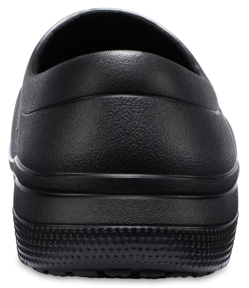 Crocs Unisex-Adult On The Clock Clogs, Slip Resistant Shoes, Black, 10 Women/8 Men - Image 2