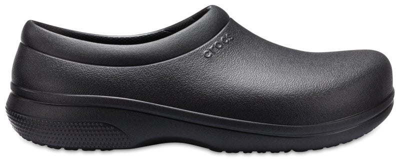 Crocs Unisex-Adult On The Clock Clogs, Slip Resistant Shoes, Black, 10 Women/8 Men - Image 5