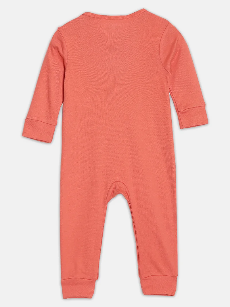 Broon Broon Infant Boys White and Red Printed Organic Cotton Sleepsuit Pack of 2