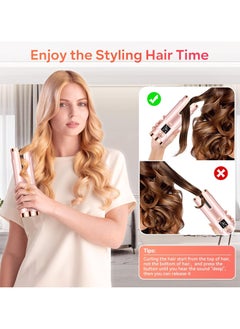 General Automatic curling iron, wireless automatic curling iron with 6 temperature and timer, rechargeable and portable rotating curling iron styling tool with built-in 5000mAh battery  - Image 5