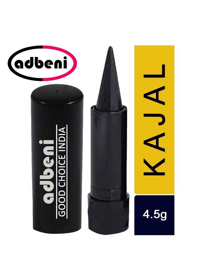 adbeni Black Kajal Stick For Adults 4.5G ; Bold & Beautiful Eyes Long Lasting Smudgeproof & Fade Proof - Image 3