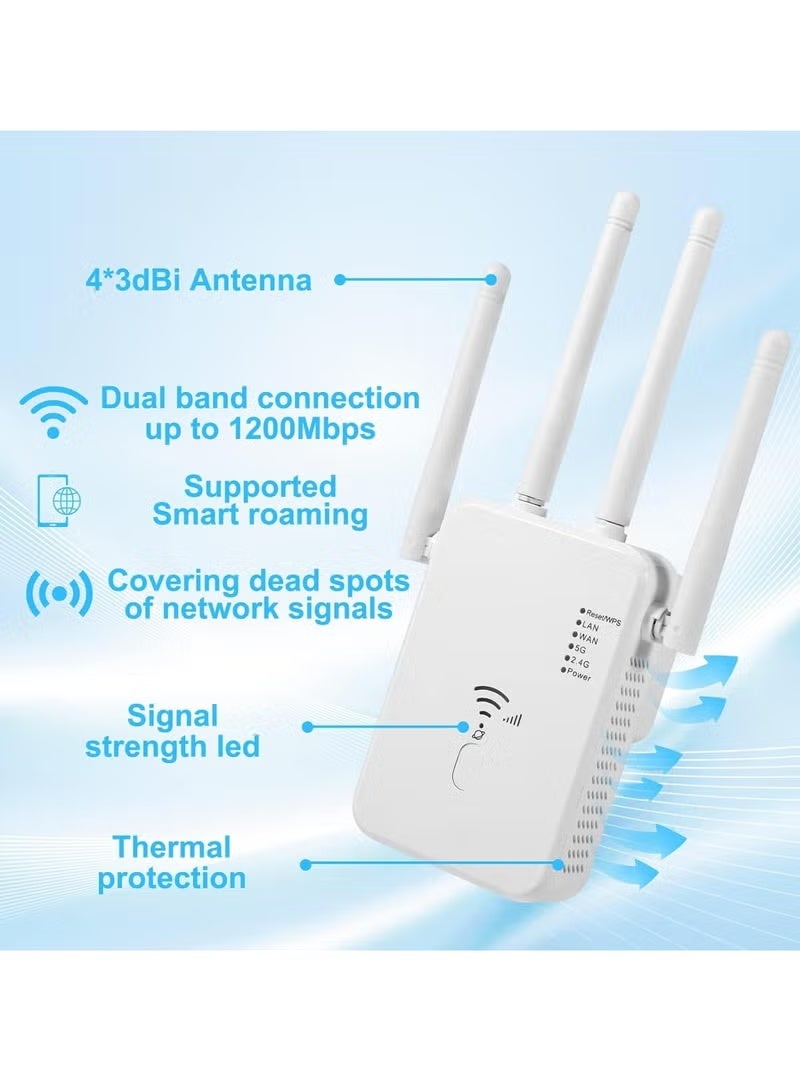 GO-DES 1200mbps Wireless Wifi Signal Booster Repeater - Image 4