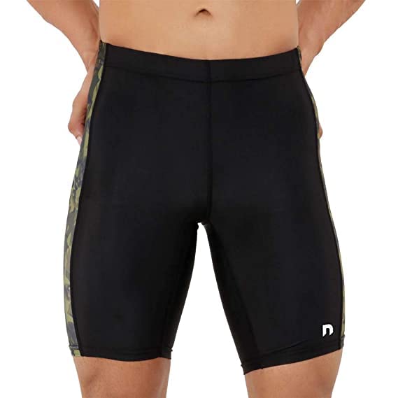 NEVER LOSE Swimwear Swimming Jammers for Men (Green Nylon, S) - Image 2