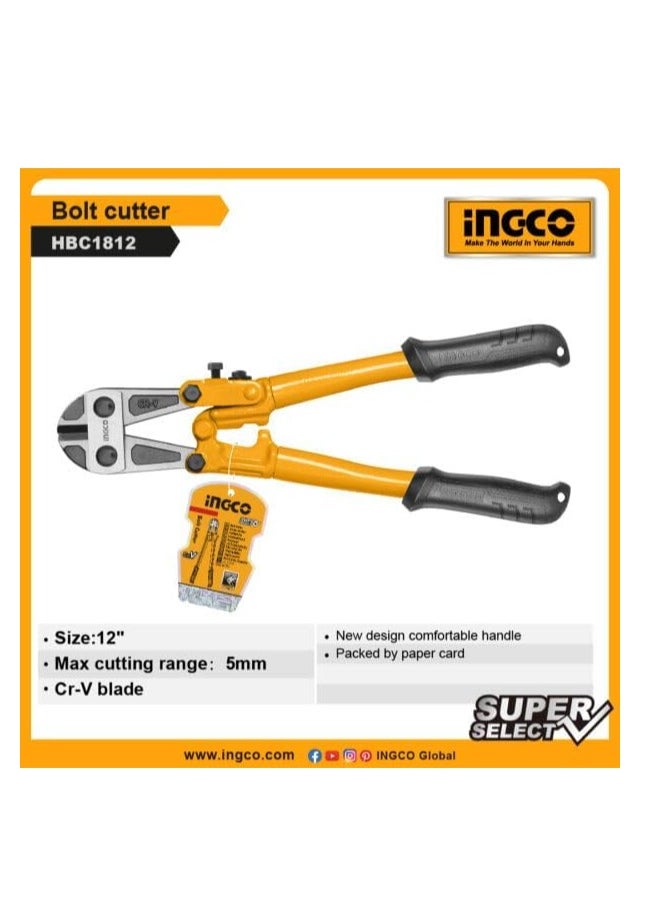 INGCO - INGCO Bolt Cutter 300mm - HBC1812 - Image 1