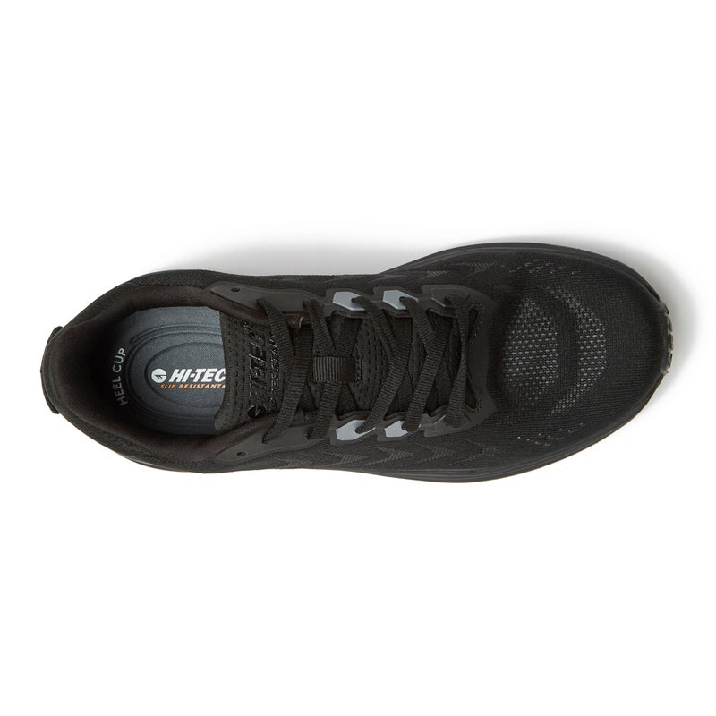 HI-TEC Resist SR Runner Mesh Black Non Slip Work Shoes for Women, Comfortable Water Resistant Womens Food Service Sneakers, Medium and Wide Width - Black, 9 Medium - Image 4