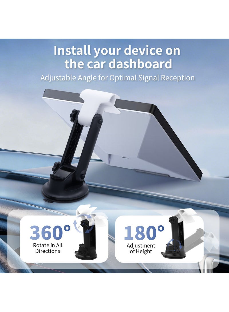 general Mini device in-car mount mini device center console mount freely adjustable viewing angle doesn't block the view saves space - Image 2