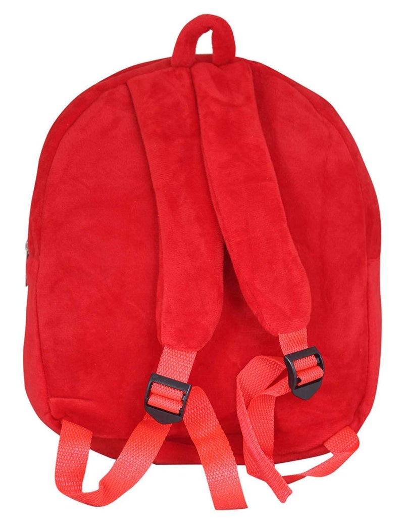 blue tree School Bag for Cute Kids for (2-5 Years), Nursery Soft Plush Red Strawberry Bag for toddlers, Mini Travel Picnic Backpack for Baby Boys and Girls - Image 5