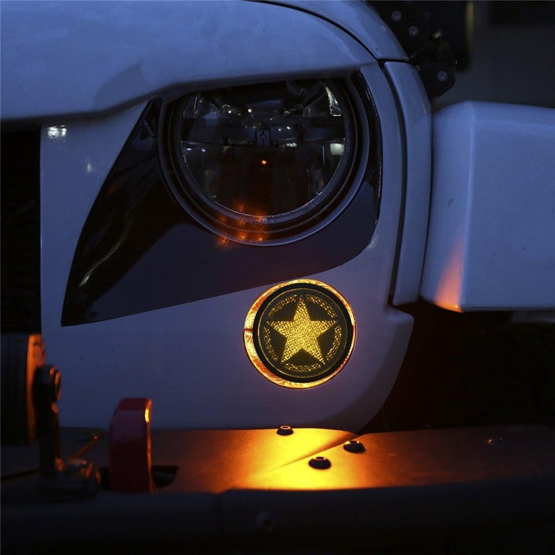 V8 GOD Turn Signal Star Lights for Jeep Wrangler JK & Unlimited 2007-2018 - Image 3