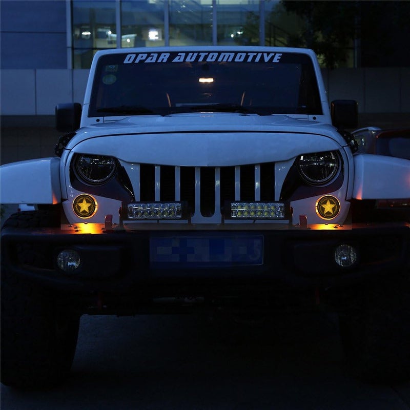 V8 GOD Turn Signal Star Lights for Jeep Wrangler JK & Unlimited 2007-2018 - Image 2